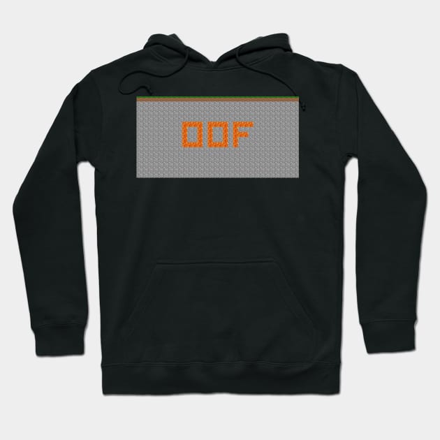 OOF Lava Letters in Stone Blocks - Wide Hoodie by SolarCross